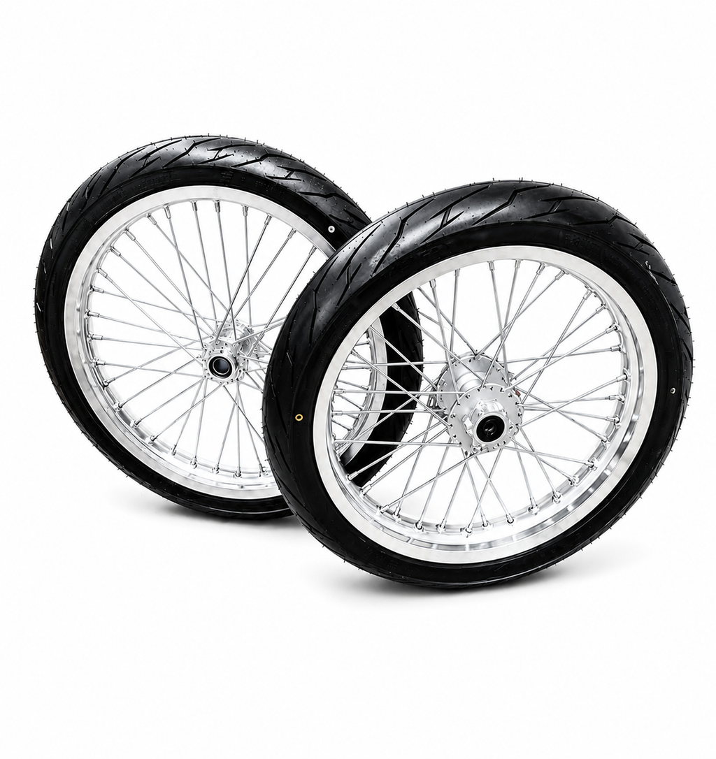 Chrome Talaria XXX/MX3/MX4 Supermoto Wheel Set