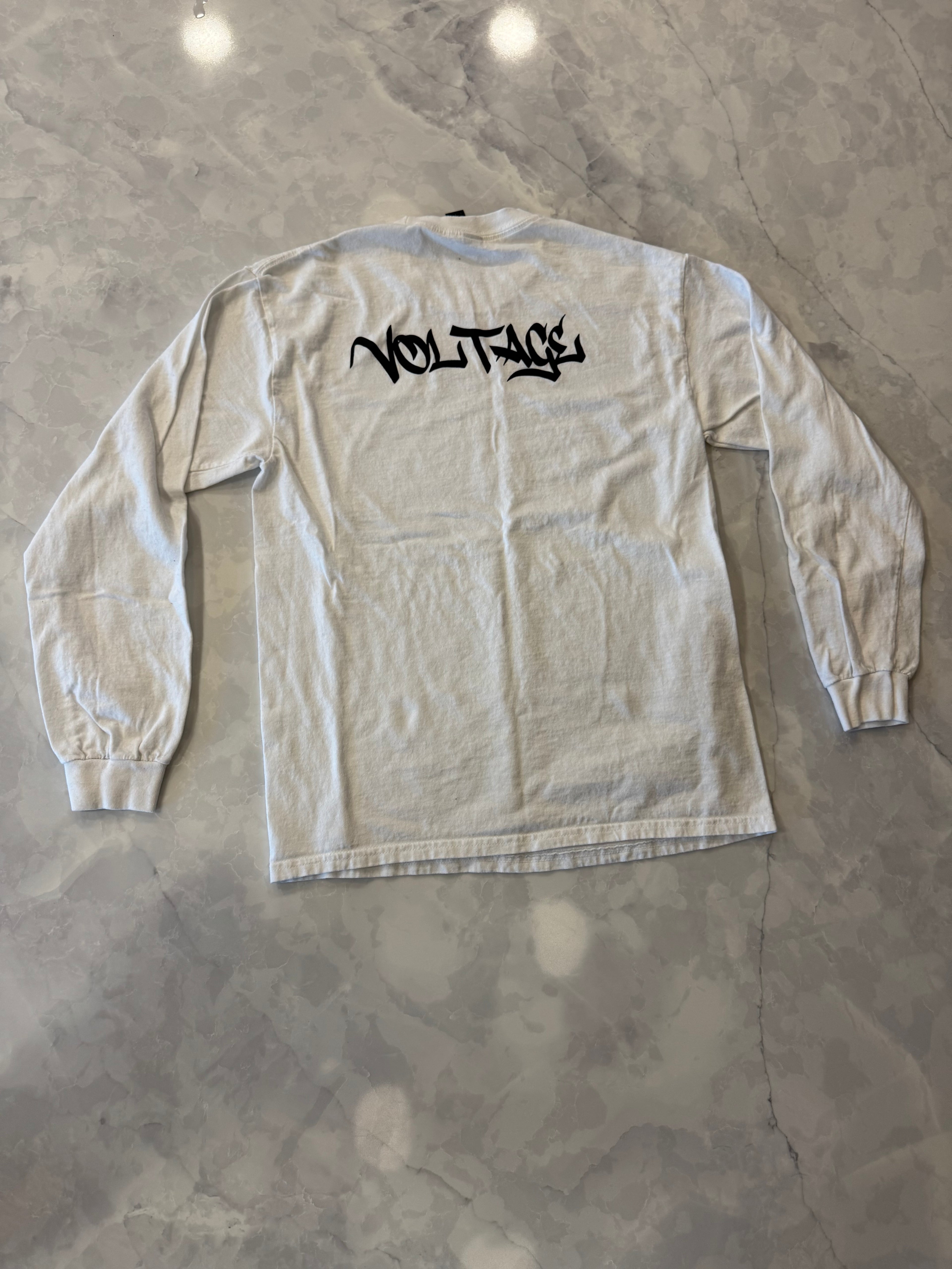 White, long sleeve (logo color added by you)