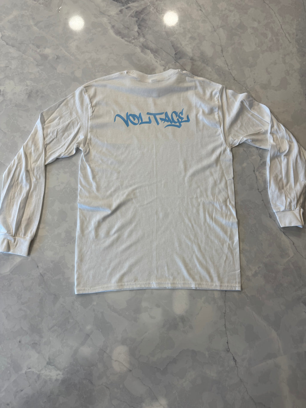 White, long sleeve (logo color added by you)