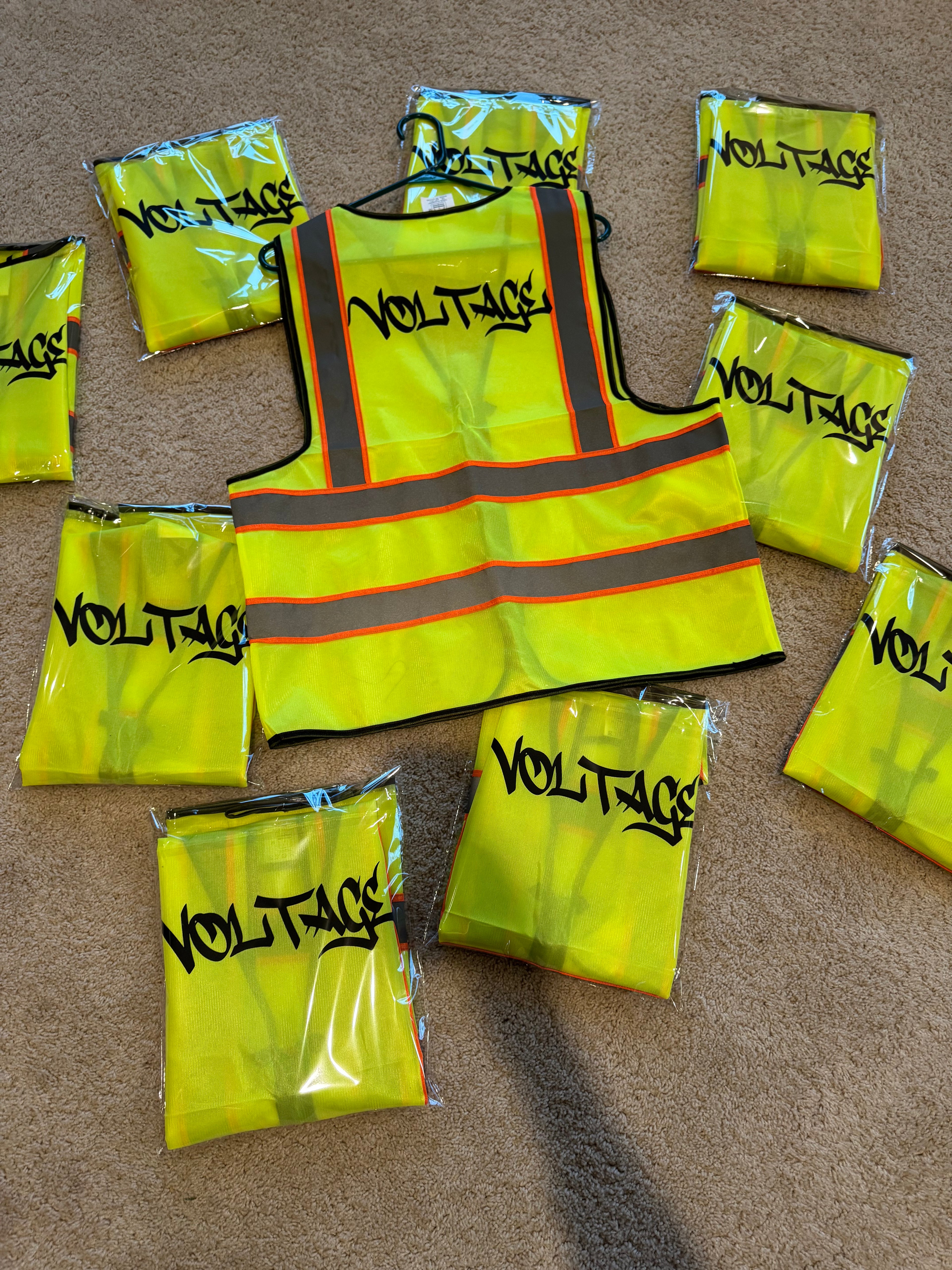 Voltage, safety vest