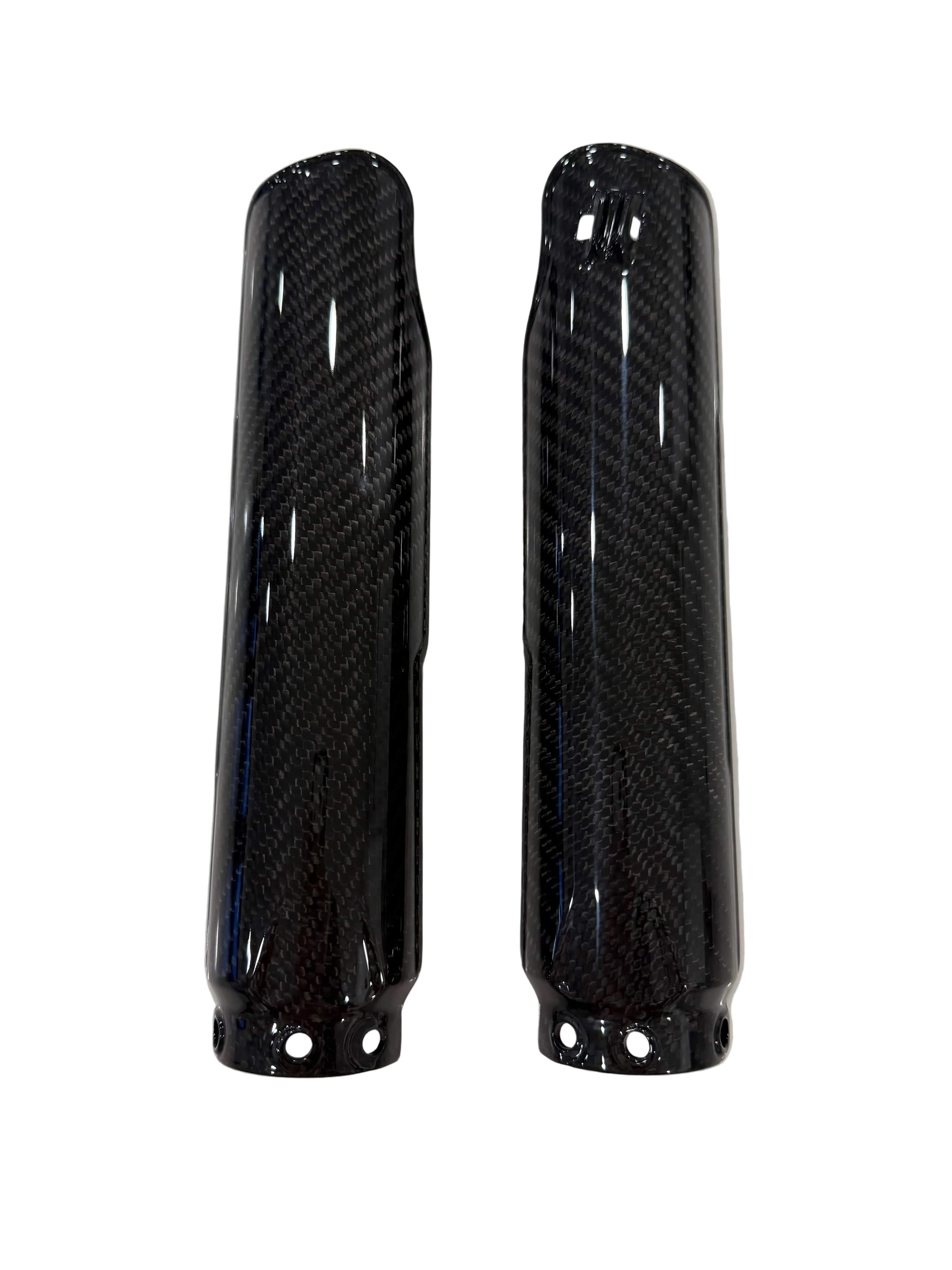 LBX Fork Guards Pair — Carbon Fiber