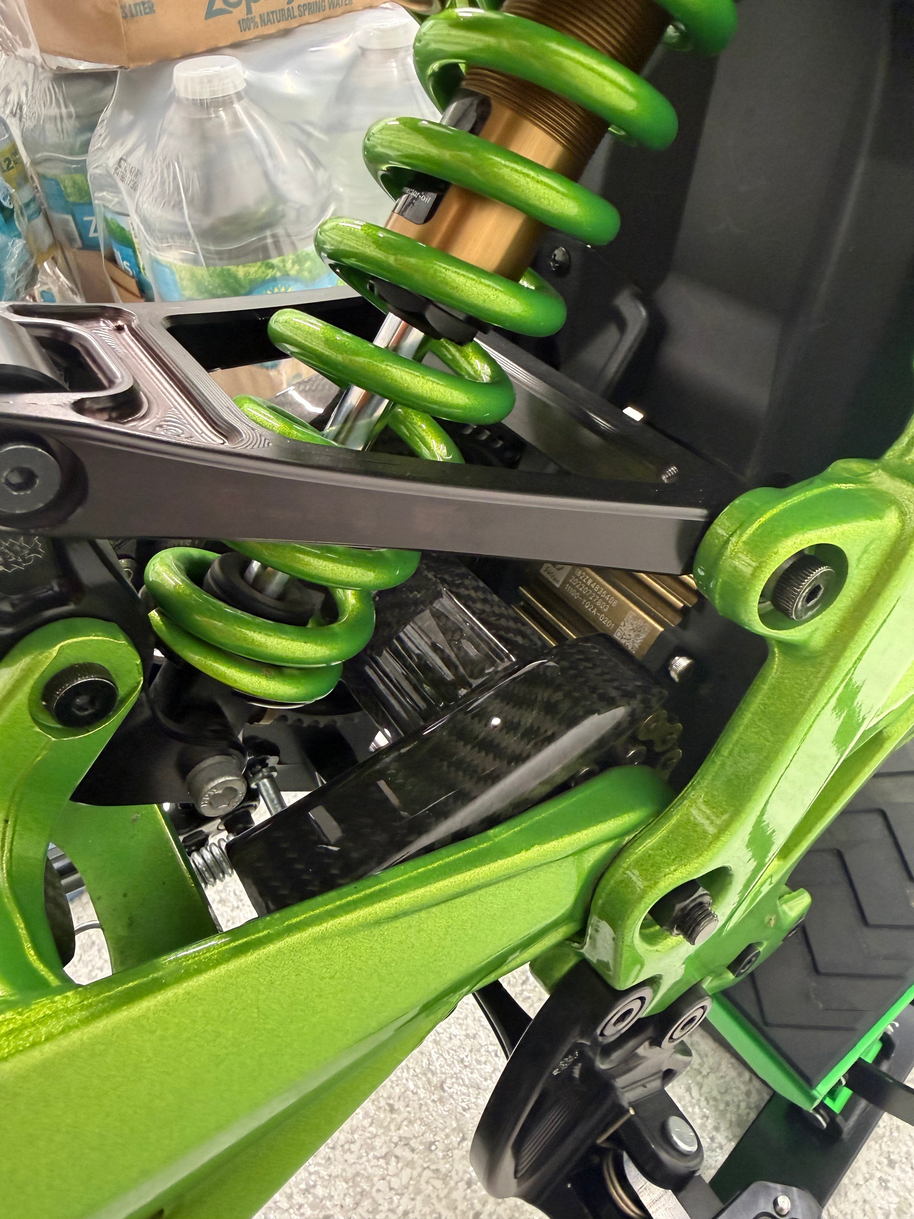 LBX Center Axle Guard — Carbon Fiber