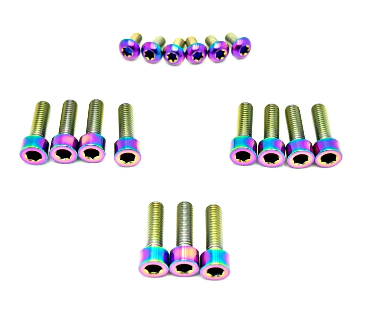 Titanium DNM/ KKE Fork Bolt Kits (Set of 11)
